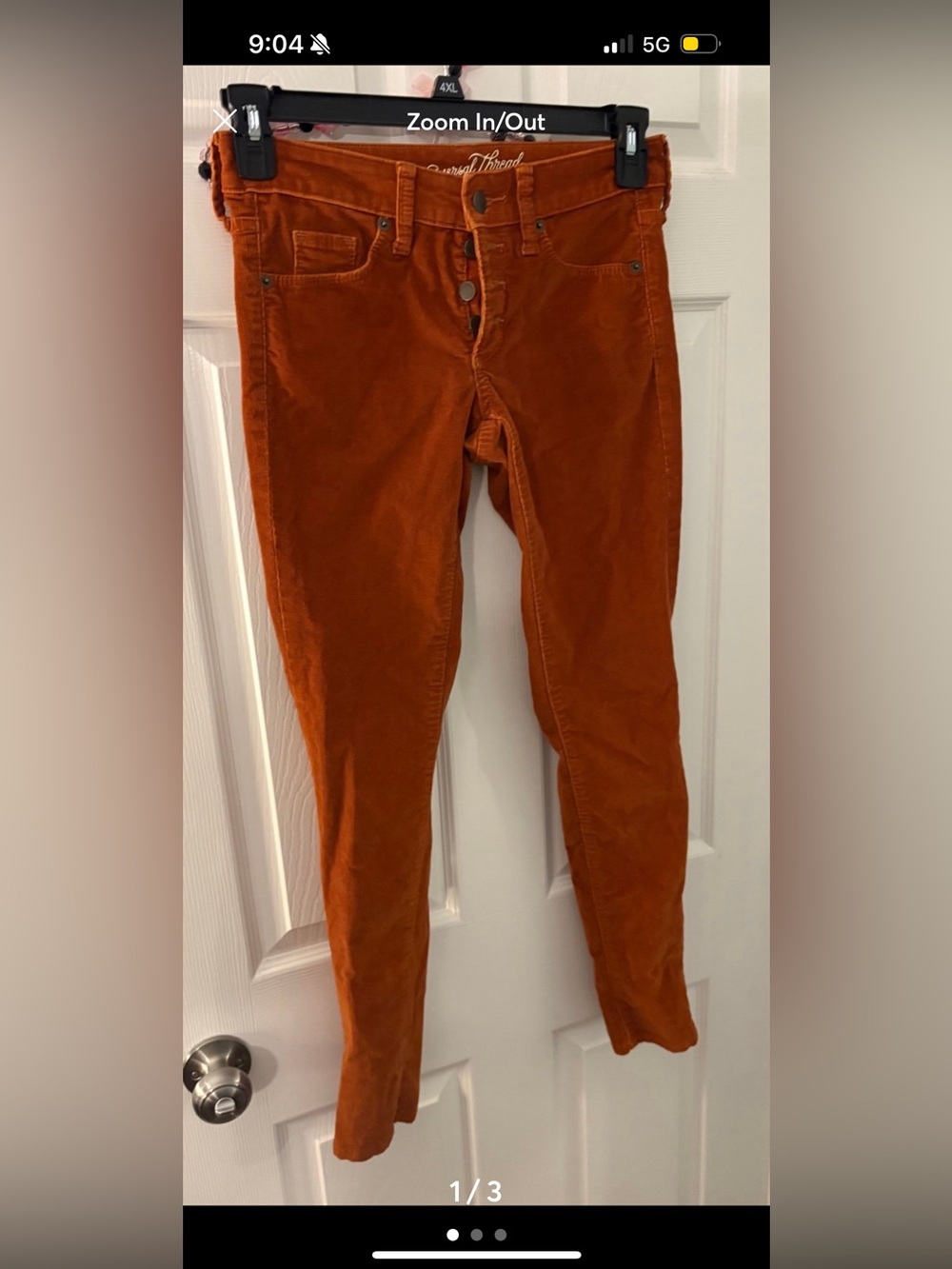 Universal Thread Orange corduroy pants